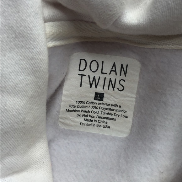 White Dolan Twins hoodie - Picture 3 of 3